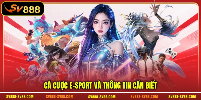 Cá cược E-Sport và thông tin cần biết