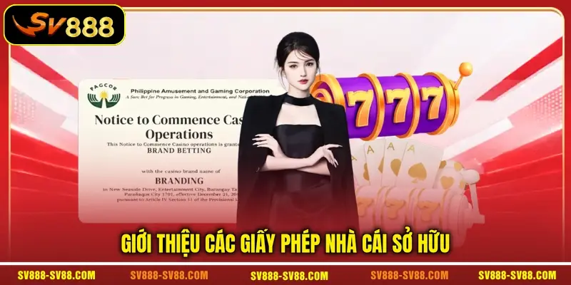 Giới thiệu các giấy phép nhà cái sở hữu